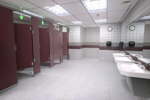 Solid Plastic Bathroom Partitions